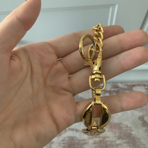 Vintage 90’S Gold Chain Link Loop Belt Women’s Size 11”-21” Inches - Picture 7 of 11